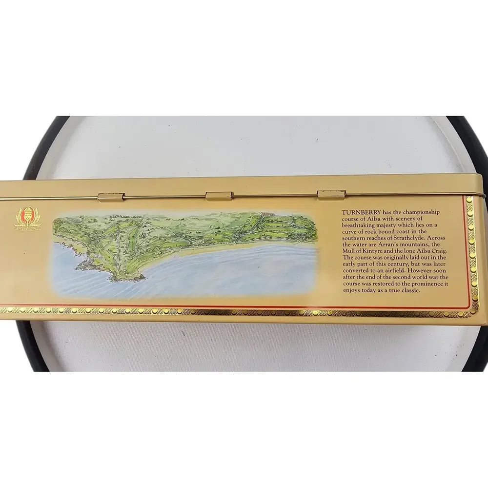 The Glenlivet 12 Year Classic Golf Courses of‎ Scotland Tin - highly collectable